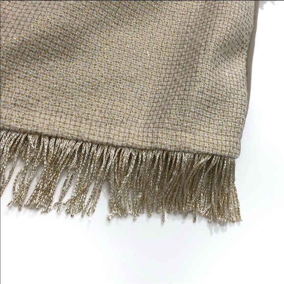 Anthropologie Sunday in Brooklyn Gold Fringe Top - Picture 5 of 7